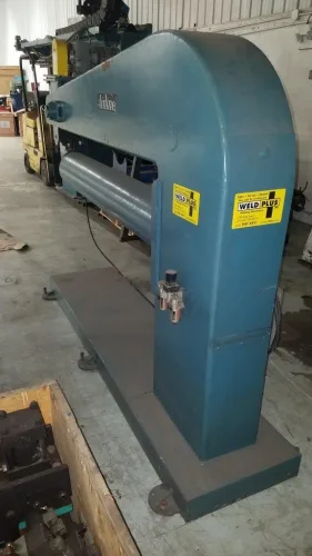 Photo #9 of FABRICATION MACHINERY SALE - AMADA, SUTHERLAND, CLEARING, NIAGARA & HTC PRESS BRAKES, AIRLINE WELD PLANISHER, BLUE VALLEY FLANGING MACHINE, JETLINE SEAM WELDER, TUBE, PIPE & BAR BENDERS, COIL REEL EQUIPMENT, CRANES, ROLLS, SHEARS, WELDERS & MORE