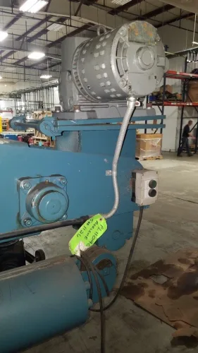 Photo #10 of FABRICATION MACHINERY SALE - AMADA, SUTHERLAND, CLEARING, NIAGARA & HTC PRESS BRAKES, AIRLINE WELD PLANISHER, BLUE VALLEY FLANGING MACHINE, JETLINE SEAM WELDER, TUBE, PIPE & BAR BENDERS, COIL REEL EQUIPMENT, CRANES, ROLLS, SHEARS, WELDERS & MORE