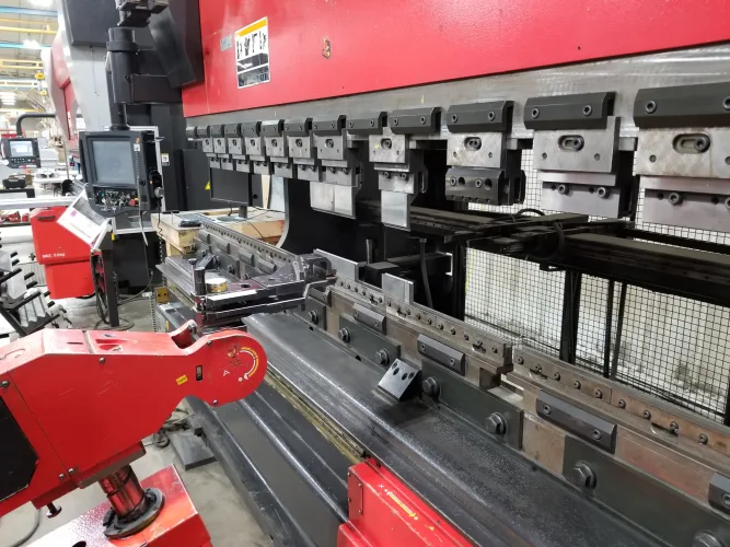 Photo #28 of FABRICATION MACHINERY SALE - AMADA, SUTHERLAND, CLEARING, NIAGARA & HTC PRESS BRAKES, AIRLINE WELD PLANISHER, BLUE VALLEY FLANGING MACHINE, JETLINE SEAM WELDER, TUBE, PIPE & BAR BENDERS, COIL REEL EQUIPMENT, CRANES, ROLLS, SHEARS, WELDERS & MORE