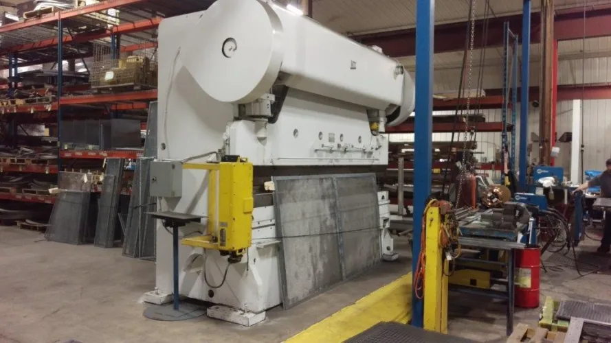 Photo #30 of FABRICATION MACHINERY SALE - AMADA, SUTHERLAND, CLEARING, NIAGARA & HTC PRESS BRAKES, AIRLINE WELD PLANISHER, BLUE VALLEY FLANGING MACHINE, JETLINE SEAM WELDER, TUBE, PIPE & BAR BENDERS, COIL REEL EQUIPMENT, CRANES, ROLLS, SHEARS, WELDERS & MORE