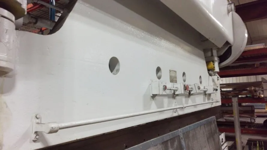 Photo #33 of FABRICATION MACHINERY SALE - AMADA, SUTHERLAND, CLEARING, NIAGARA & HTC PRESS BRAKES, AIRLINE WELD PLANISHER, BLUE VALLEY FLANGING MACHINE, JETLINE SEAM WELDER, TUBE, PIPE & BAR BENDERS, COIL REEL EQUIPMENT, CRANES, ROLLS, SHEARS, WELDERS & MORE