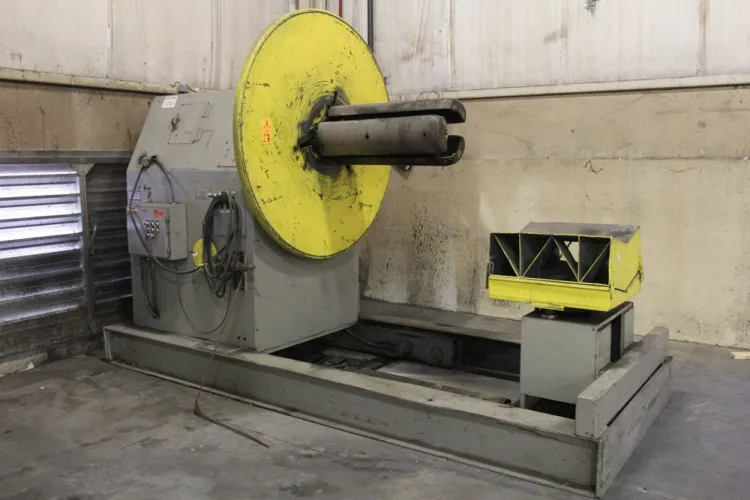 Photo #40 of FABRICATION MACHINERY SALE - AMADA, SUTHERLAND, CLEARING, NIAGARA & HTC PRESS BRAKES, AIRLINE WELD PLANISHER, BLUE VALLEY FLANGING MACHINE, JETLINE SEAM WELDER, TUBE, PIPE & BAR BENDERS, COIL REEL EQUIPMENT, CRANES, ROLLS, SHEARS, WELDERS & MORE