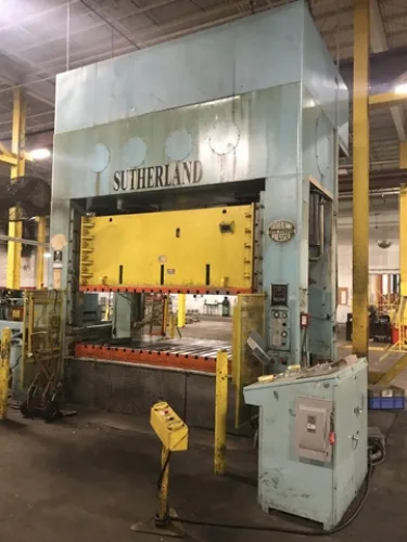 Photo #47 of FABRICATION MACHINERY SALE - AMADA, SUTHERLAND, CLEARING, NIAGARA & HTC PRESS BRAKES, AIRLINE WELD PLANISHER, BLUE VALLEY FLANGING MACHINE, JETLINE SEAM WELDER, TUBE, PIPE & BAR BENDERS, COIL REEL EQUIPMENT, CRANES, ROLLS, SHEARS, WELDERS & MORE