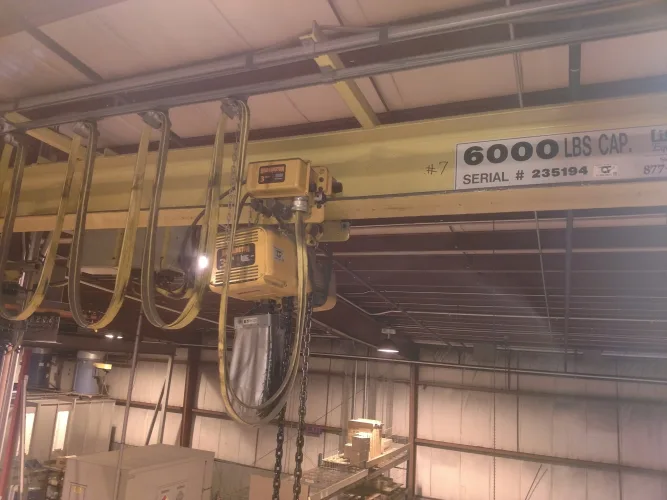 Photo #53 of FABRICATION MACHINERY SALE - AMADA, SUTHERLAND, CLEARING, NIAGARA & HTC PRESS BRAKES, AIRLINE WELD PLANISHER, BLUE VALLEY FLANGING MACHINE, JETLINE SEAM WELDER, TUBE, PIPE & BAR BENDERS, COIL REEL EQUIPMENT, CRANES, ROLLS, SHEARS, WELDERS & MORE