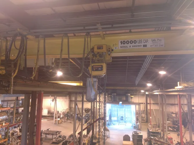 Photo #54 of FABRICATION MACHINERY SALE - AMADA, SUTHERLAND, CLEARING, NIAGARA & HTC PRESS BRAKES, AIRLINE WELD PLANISHER, BLUE VALLEY FLANGING MACHINE, JETLINE SEAM WELDER, TUBE, PIPE & BAR BENDERS, COIL REEL EQUIPMENT, CRANES, ROLLS, SHEARS, WELDERS & MORE