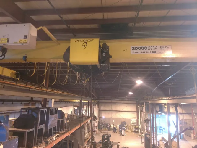 Photo #56 of FABRICATION MACHINERY SALE - AMADA, SUTHERLAND, CLEARING, NIAGARA & HTC PRESS BRAKES, AIRLINE WELD PLANISHER, BLUE VALLEY FLANGING MACHINE, JETLINE SEAM WELDER, TUBE, PIPE & BAR BENDERS, COIL REEL EQUIPMENT, CRANES, ROLLS, SHEARS, WELDERS & MORE