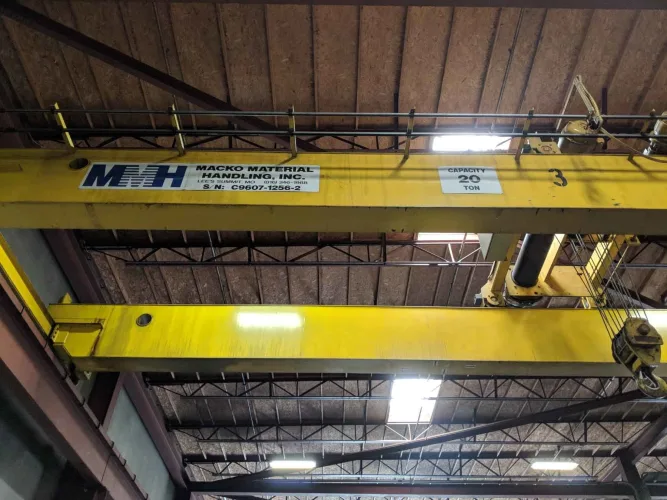 Photo #58 of FABRICATION MACHINERY SALE - AMADA, SUTHERLAND, CLEARING, NIAGARA & HTC PRESS BRAKES, AIRLINE WELD PLANISHER, BLUE VALLEY FLANGING MACHINE, JETLINE SEAM WELDER, TUBE, PIPE & BAR BENDERS, COIL REEL EQUIPMENT, CRANES, ROLLS, SHEARS, WELDERS & MORE