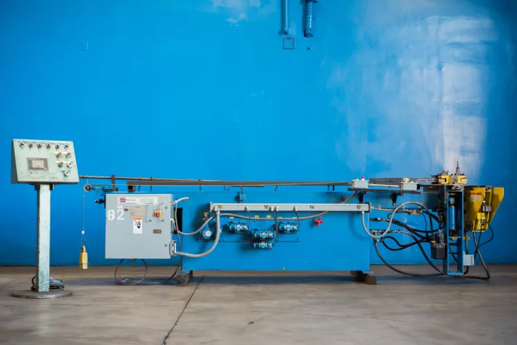 Photo #65 of FABRICATION MACHINERY SALE - AMADA, SUTHERLAND, CLEARING, NIAGARA & HTC PRESS BRAKES, AIRLINE WELD PLANISHER, BLUE VALLEY FLANGING MACHINE, JETLINE SEAM WELDER, TUBE, PIPE & BAR BENDERS, COIL REEL EQUIPMENT, CRANES, ROLLS, SHEARS, WELDERS & MORE