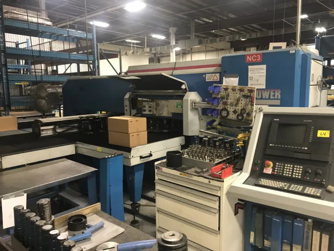 Photo #4 of ASSETS TO THE ONGOING OPERATIONS OF A WORLDWIDE INDUSTRIAL MANUFACTURER, LATE MODEL WORLD CLASS METAL LIGHTING MFR., FEATURING CNC METAL FABRICATION, STAMPING, TOOL ROOM AND PLANT SUPPORT EQUIPMENT