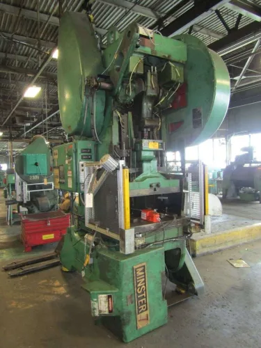 Photo #16 of SURPLUS ASSETS OF A LARGE BEARING MANUFACTURER, FEATURING: MAZAK CNC TURNING CENTER, "TOP" TURN CNC GANG CROSS SLIDE LATHES, OKUMA TURNING CENTERS, 75-TON PRESS, BLISS OBI PRESSES, GRINDERS, BANDSAWS & MORE