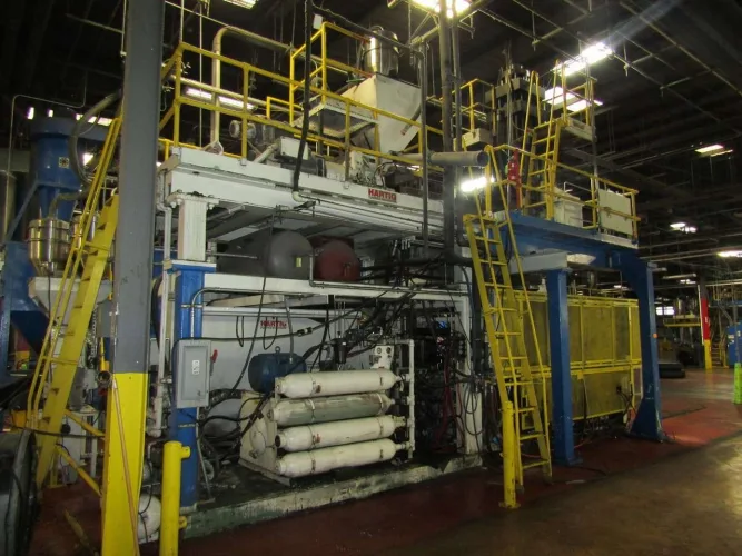 Photo #16 of ASSETS FORMERLY OF TOLEDO MOLD & DIE, FEATURING: (3) CINCINNATI E-90-D-5 BLOW MOLDERS, CINCINNATI T2000V-150G-S75 BLOW MOLDER, HARTIG BLOW MOLD INJECTION MACHINE, SPARE PARTS, CHILLER, AIR COMPRESSOR, AIR DRYER, TOWER WATER SYSTEM & MORE...