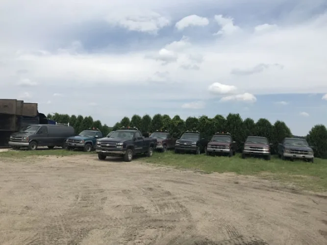 Photo #35 of GARDENS ALIVE FARMS - MI (EQUIPMENT) - EQUIPMENT AUCTION INCLUDES: 140+ JOHN DEERE TRACTORS, VOGEL ROOT DIGGER, CAT 120G MOTOR GRADER, WHEEL LOADERS, SKID STEER, TRENCHERS, PLOWS, BACKHOES, PUMPS, DUMP TRUCK, WAGONS, TRACTORS & TRAILERS,