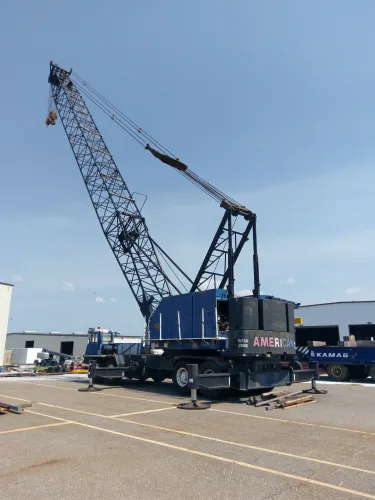 Photo #5 of MAJOR SHIPBUILDING COMPANY - (3) TEREX MOBILE CRANES UP TO 75 TON, (2) AMERICAN BOOM CRANES, GRADALL, CROWN, CAT, TOYOTA FORKTRUCKS, OVER 500 MILLER, LINCOLN, ESAB, KOIKE WELDERS AS NEW AS 2011, MACHINE SHOP EQUIPMENT & MUCH MORE