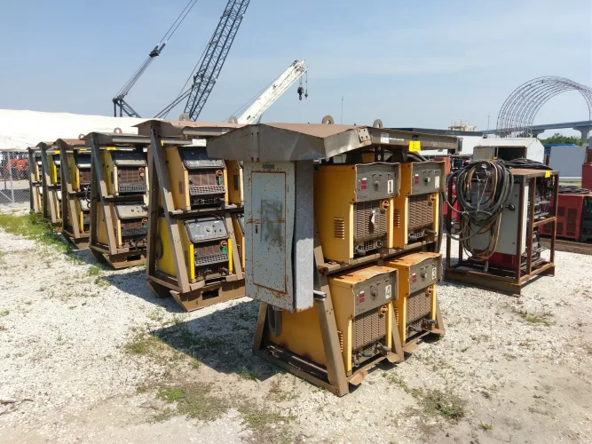 Photo #9 of MAJOR SHIPBUILDING COMPANY - (3) TEREX MOBILE CRANES UP TO 75 TON, (2) AMERICAN BOOM CRANES, GRADALL, CROWN, CAT, TOYOTA FORKTRUCKS, OVER 500 MILLER, LINCOLN, ESAB, KOIKE WELDERS AS NEW AS 2011, MACHINE SHOP EQUIPMENT & MUCH MORE
