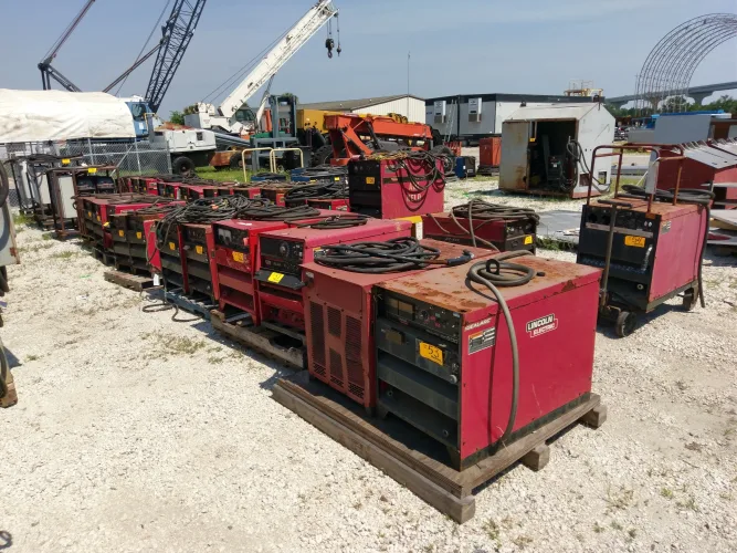 Photo #19 of MAJOR SHIPBUILDING COMPANY - (3) TEREX MOBILE CRANES UP TO 75 TON, (2) AMERICAN BOOM CRANES, GRADALL, CROWN, CAT, TOYOTA FORKTRUCKS, OVER 500 MILLER, LINCOLN, ESAB, KOIKE WELDERS AS NEW AS 2011, MACHINE SHOP EQUIPMENT & MUCH MORE