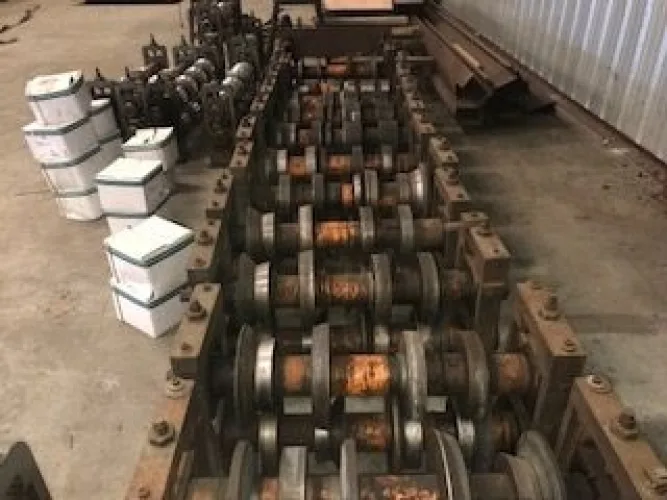 Photo #16 of FOR IMMEDIATE SALE - BRADBURY 2-HI DOUBLE PANEL ROLLFORMING LINE TOOLED FOR R & AG PANELS & C&Z MFG. PANEL LINE