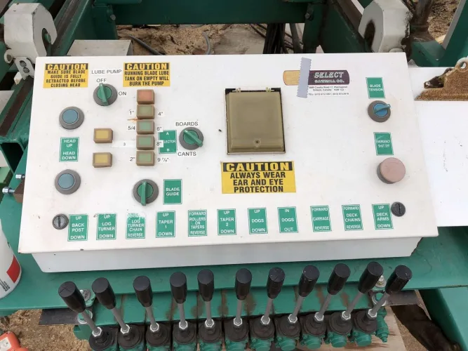 Photo #27 of NEWPAC FIBRE - LARGE/SMALL SAWMILL, FEATURING: LATE-MODEL WOOD PROCESSING/LOGGING EQUIPMENT