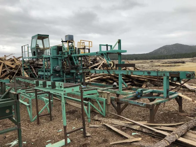 Photo #39 of NEWPAC FIBRE - LARGE/SMALL SAWMILL, FEATURING: LATE-MODEL WOOD PROCESSING/LOGGING EQUIPMENT