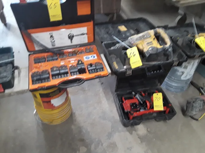 Photo #3 of S&D MASONRY & LEGACY UNDERGROUND AUCTION, FEATURING: (10+) LARGE CEMENT PIPES, BENNU POWER SCAFFOLDING, (3) CHEVY PICKUPS, (3) PETTIBONE TELESCOPING FORKLIFTS, CEMENT SAWS & MIXERS & MUCH MORE.