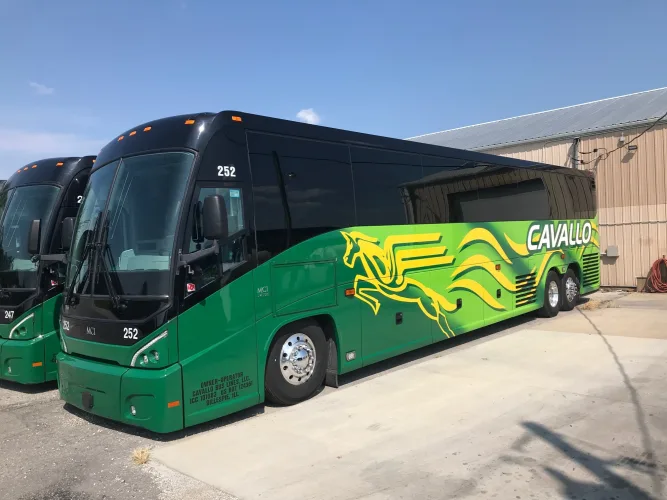 Photo #1 of GLOBAL WEBCAST AUCTION - CAVALLO BUS LINES INC. - UNPRECEDENTED HUGE, LATE-MODEL MOTOR COACH FLEET AVAILABLE FOR IMMEDIATE SALE - OVER 100 MOTOR COACH BUSES AS NEW AS 2017