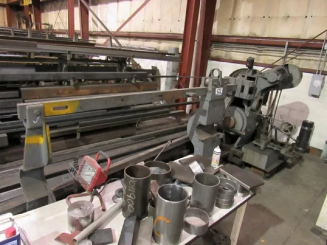 Photo #114 of LARGEST AUCTION SALE OF THE YEAR OF FABRICATION & METALWORKING MACHINERY, BREAKING GROUND FOR NEW STATE OF THE ART BUILDING - FEATURING OVER 100 NAME BRAND MACHINES, INCLUDING: PRESS BRAKES, COIL STRAIGHTENING & FEED EQUIP, SHEARS, IRONWORKERS, LATHES,
