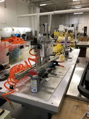 Photo #34 of MANUFACTURER OF PRESSURE RELIEF INFLATABLE MATTRESSES, ASSETS FORMERLY OF TRIDIEN MEDICAL, FEATURING: (2) CNC FOAM & PLOTTER CUTTERS TO 2016, (13) RF WELDERS TO 50 KW, (25+) BROTHERS & JUKI SEWING MACHINES, CLICKER PRESSES, GROMMET/RIVETING MACHINES &