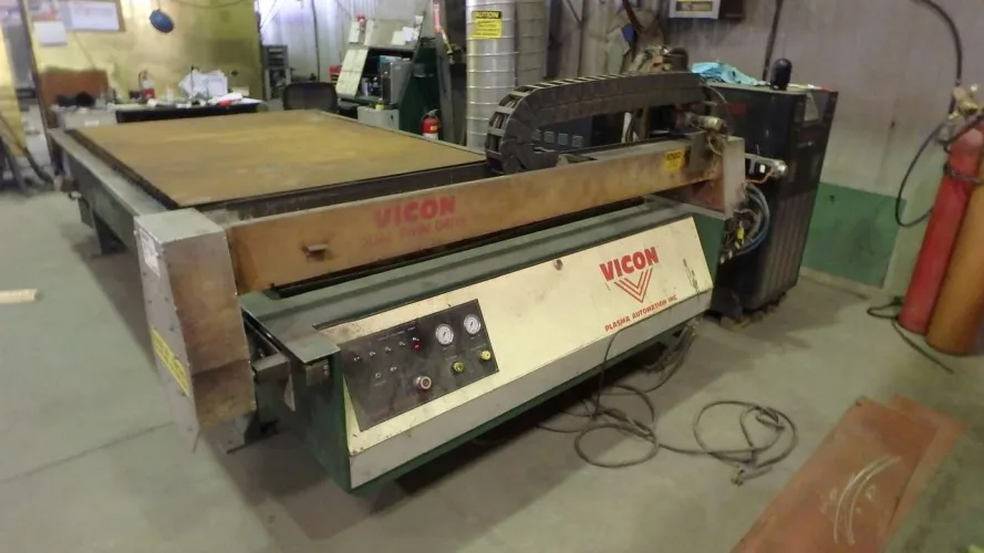Photo #26 of NOISE SOLUTIONS - CLOSURE OF CANADIAN DIVISION & SURPLUS TO THEIR U.S OPERATION, FABRICATION PLANT, INCLUDING 2000 JONES AG NORMA-LINE CNC FOLDER, 2014 JCB TELEHANDLER, VICON PLASMA BURNING TABLE, 2011 CASE SKIDSTEER LOADER, ALLSTEEL PRESS BRAKE, WELDERS,