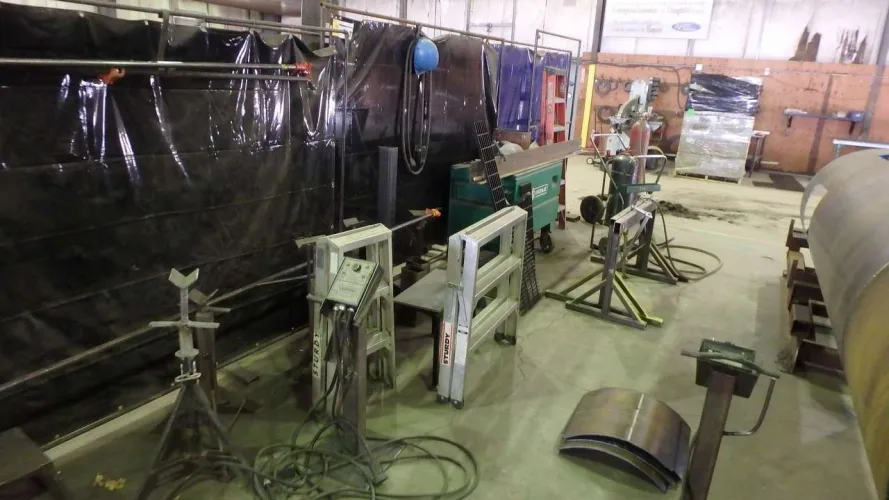 Photo #38 of NOISE SOLUTIONS - CLOSURE OF CANADIAN DIVISION & SURPLUS TO THEIR U.S OPERATION, FABRICATION PLANT, INCLUDING 2000 JONES AG NORMA-LINE CNC FOLDER, 2014 JCB TELEHANDLER, VICON PLASMA BURNING TABLE, 2011 CASE SKIDSTEER LOADER, ALLSTEEL PRESS BRAKE, WELDERS,