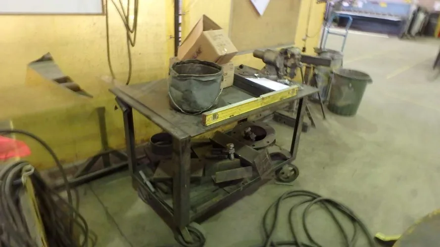 Photo #43 of NOISE SOLUTIONS - CLOSURE OF CANADIAN DIVISION & SURPLUS TO THEIR U.S OPERATION, FABRICATION PLANT, INCLUDING 2000 JONES AG NORMA-LINE CNC FOLDER, 2014 JCB TELEHANDLER, VICON PLASMA BURNING TABLE, 2011 CASE SKIDSTEER LOADER, ALLSTEEL PRESS BRAKE, WELDERS,