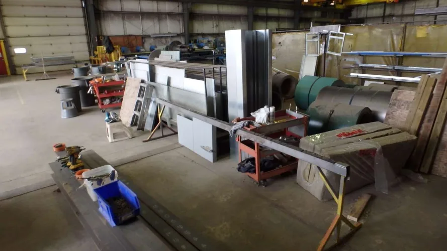 Photo #56 of NOISE SOLUTIONS - CLOSURE OF CANADIAN DIVISION & SURPLUS TO THEIR U.S OPERATION, FABRICATION PLANT, INCLUDING 2000 JONES AG NORMA-LINE CNC FOLDER, 2014 JCB TELEHANDLER, VICON PLASMA BURNING TABLE, 2011 CASE SKIDSTEER LOADER, ALLSTEEL PRESS BRAKE, WELDERS,