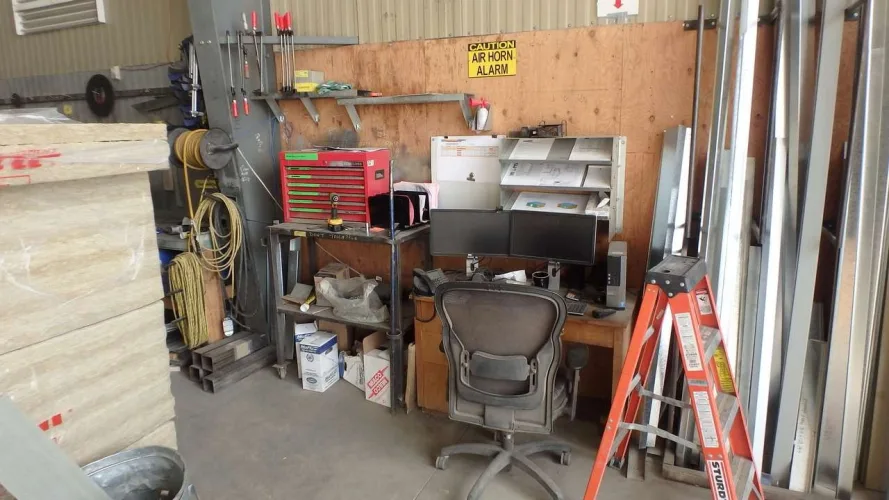 Photo #59 of NOISE SOLUTIONS - CLOSURE OF CANADIAN DIVISION & SURPLUS TO THEIR U.S OPERATION, FABRICATION PLANT, INCLUDING 2000 JONES AG NORMA-LINE CNC FOLDER, 2014 JCB TELEHANDLER, VICON PLASMA BURNING TABLE, 2011 CASE SKIDSTEER LOADER, ALLSTEEL PRESS BRAKE, WELDERS,