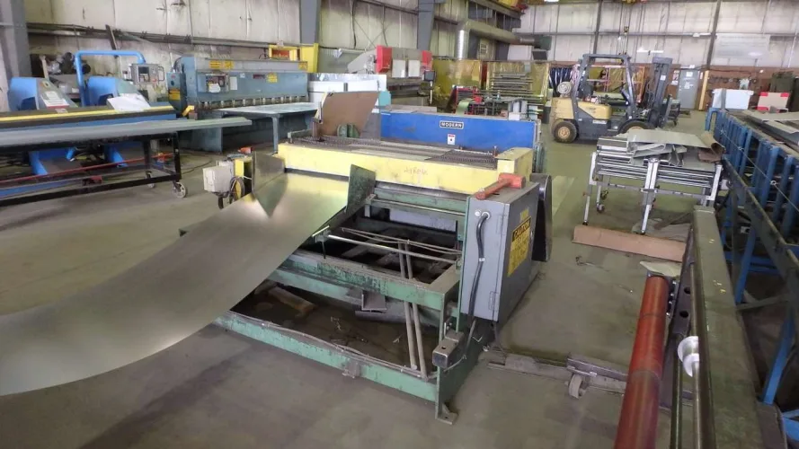 Photo #64 of NOISE SOLUTIONS - CLOSURE OF CANADIAN DIVISION & SURPLUS TO THEIR U.S OPERATION, FABRICATION PLANT, INCLUDING 2000 JONES AG NORMA-LINE CNC FOLDER, 2014 JCB TELEHANDLER, VICON PLASMA BURNING TABLE, 2011 CASE SKIDSTEER LOADER, ALLSTEEL PRESS BRAKE, WELDERS,