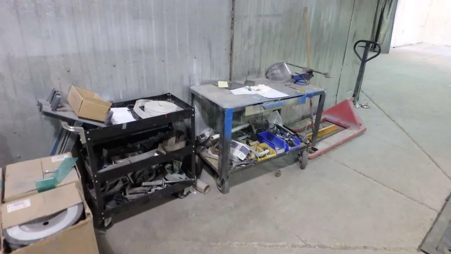 Photo #74 of NOISE SOLUTIONS - CLOSURE OF CANADIAN DIVISION & SURPLUS TO THEIR U.S OPERATION, FABRICATION PLANT, INCLUDING 2000 JONES AG NORMA-LINE CNC FOLDER, 2014 JCB TELEHANDLER, VICON PLASMA BURNING TABLE, 2011 CASE SKIDSTEER LOADER, ALLSTEEL PRESS BRAKE, WELDERS,