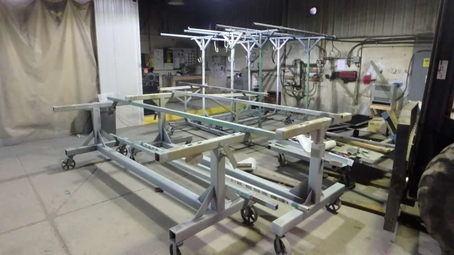 Photo #75 of NOISE SOLUTIONS - CLOSURE OF CANADIAN DIVISION & SURPLUS TO THEIR U.S OPERATION, FABRICATION PLANT, INCLUDING 2000 JONES AG NORMA-LINE CNC FOLDER, 2014 JCB TELEHANDLER, VICON PLASMA BURNING TABLE, 2011 CASE SKIDSTEER LOADER, ALLSTEEL PRESS BRAKE, WELDERS,