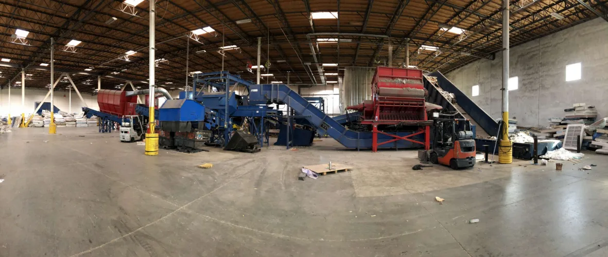 Photo #1 of COMPLETE STATE-OF-THE-ART RECYCLING FACILITY, EQUIPMENT AS NEW AS 2017, INCLUDING: SHREDDERS, MAGNETIC SEPARATORS, AN OPTICAL SORTING SYSTEM, HORIZONTAL/VERTICAL BALERS & MORE - BLUE MARBLE MATERIALS