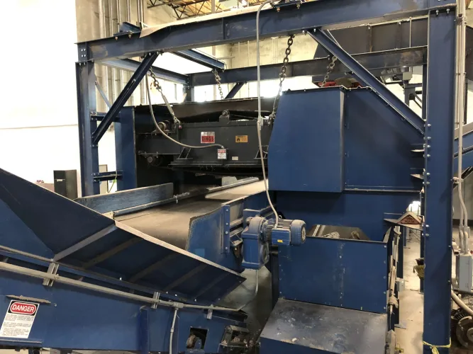 Photo #7 of COMPLETE STATE-OF-THE-ART RECYCLING FACILITY, EQUIPMENT AS NEW AS 2017, INCLUDING: SHREDDERS, MAGNETIC SEPARATORS, AN OPTICAL SORTING SYSTEM, HORIZONTAL/VERTICAL BALERS & MORE - BLUE MARBLE MATERIALS