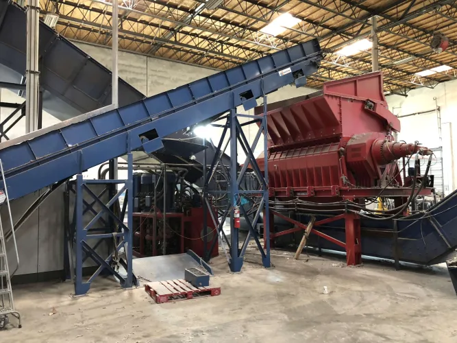 Photo #10 of COMPLETE STATE-OF-THE-ART RECYCLING FACILITY, EQUIPMENT AS NEW AS 2017, INCLUDING: SHREDDERS, MAGNETIC SEPARATORS, AN OPTICAL SORTING SYSTEM, HORIZONTAL/VERTICAL BALERS & MORE - BLUE MARBLE MATERIALS