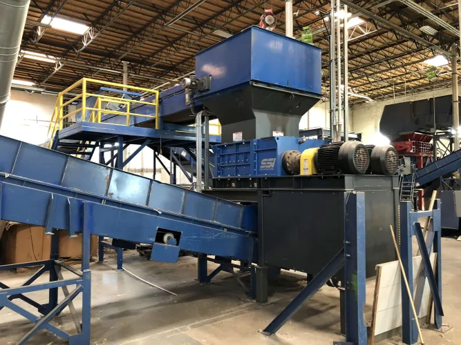 Photo #22 of COMPLETE STATE-OF-THE-ART RECYCLING FACILITY, EQUIPMENT AS NEW AS 2017, INCLUDING: SHREDDERS, MAGNETIC SEPARATORS, AN OPTICAL SORTING SYSTEM, HORIZONTAL/VERTICAL BALERS & MORE - BLUE MARBLE MATERIALS