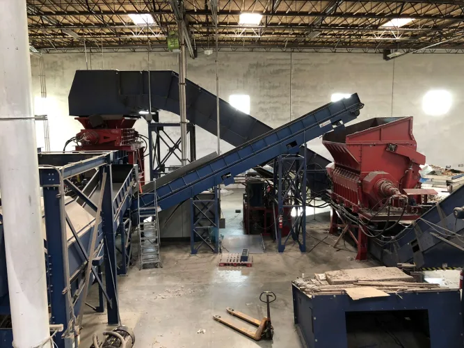 Photo #23 of COMPLETE STATE-OF-THE-ART RECYCLING FACILITY, EQUIPMENT AS NEW AS 2017, INCLUDING: SHREDDERS, MAGNETIC SEPARATORS, AN OPTICAL SORTING SYSTEM, HORIZONTAL/VERTICAL BALERS & MORE - BLUE MARBLE MATERIALS