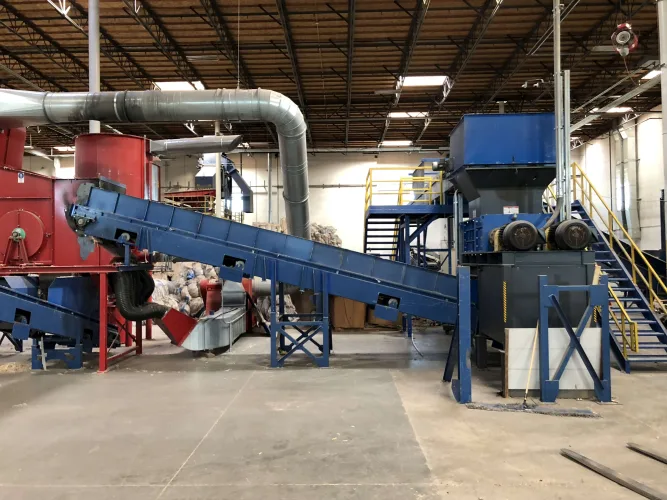 Photo #31 of COMPLETE STATE-OF-THE-ART RECYCLING FACILITY, EQUIPMENT AS NEW AS 2017, INCLUDING: SHREDDERS, MAGNETIC SEPARATORS, AN OPTICAL SORTING SYSTEM, HORIZONTAL/VERTICAL BALERS & MORE - BLUE MARBLE MATERIALS