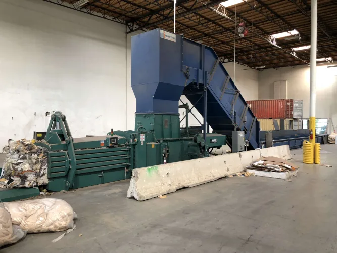 Photo #53 of COMPLETE STATE-OF-THE-ART RECYCLING FACILITY, EQUIPMENT AS NEW AS 2017, INCLUDING: SHREDDERS, MAGNETIC SEPARATORS, AN OPTICAL SORTING SYSTEM, HORIZONTAL/VERTICAL BALERS & MORE - BLUE MARBLE MATERIALS