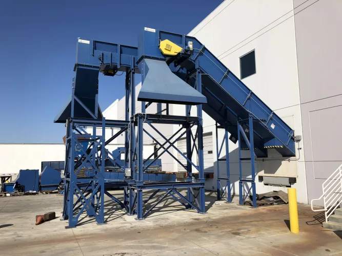 Photo #64 of COMPLETE STATE-OF-THE-ART RECYCLING FACILITY, EQUIPMENT AS NEW AS 2017, INCLUDING: SHREDDERS, MAGNETIC SEPARATORS, AN OPTICAL SORTING SYSTEM, HORIZONTAL/VERTICAL BALERS & MORE - BLUE MARBLE MATERIALS