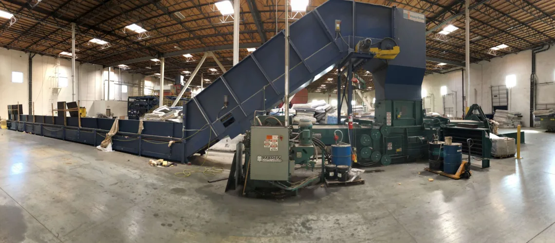 Photo #102 of COMPLETE STATE-OF-THE-ART RECYCLING FACILITY, EQUIPMENT AS NEW AS 2017, INCLUDING: SHREDDERS, MAGNETIC SEPARATORS, AN OPTICAL SORTING SYSTEM, HORIZONTAL/VERTICAL BALERS & MORE - BLUE MARBLE MATERIALS