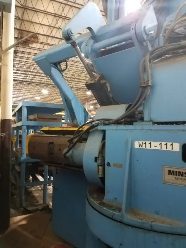 Photo #20 of (1990) 300 TON MINSTER HEVISTAMPER STRAIGHT SIDE DOUBLE CRANK VARI-SPEED PRESS & 16,000LB MINSTER SERVO FEED LINE & AIDA GAP FRAME 225-TON PRESS