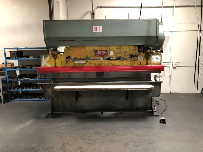 Photo #7 of SHORT NOTICE SALE - (26) OBI PUNCH PRESSES TO 60 TONS, (10) CHICAGO MODEL 912 RIVETERS, (4) PRESS BRAKES TO 75 TONS, (2) SHEARS, (2) LATHES, MULTICAM 5' X 10' CNC ROUTER AND SUPPORT ASSETS - LIPPERT COMPONENTS, INC.