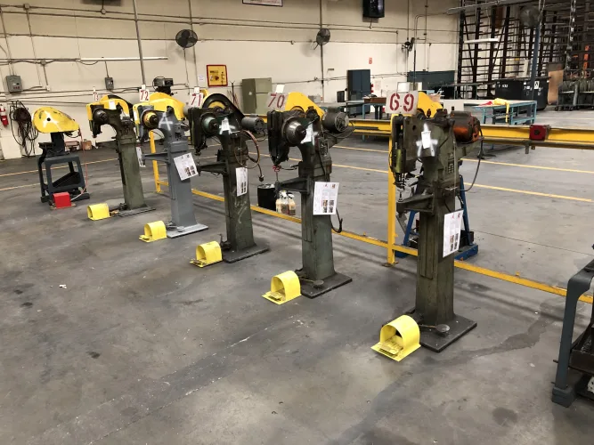 Photo #12 of SHORT NOTICE SALE - (26) OBI PUNCH PRESSES TO 60 TONS, (10) CHICAGO MODEL 912 RIVETERS, (4) PRESS BRAKES TO 75 TONS, (2) SHEARS, (2) LATHES, MULTICAM 5' X 10' CNC ROUTER AND SUPPORT ASSETS - LIPPERT COMPONENTS, INC.
