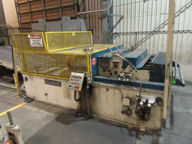 Photo #3 of ASSETS SURPLUS TO THE ONGOING OPERATIONS OF AMERICAN BUILDINGS COMPANY (A NUCOR COMPANY) - COMPLETE PURLIN LINE, BRADBURY SIDING & STANDING SEAM ROLLFORMERS, 33' X 225 TON PACIFIC CNC HYDRAULIC PRESS BRAKE - (2) 16'6" X 225 TON PACIFIC CNC HYDRAULIC