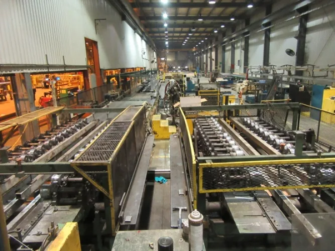Photo #12 of ASSETS SURPLUS TO THE ONGOING OPERATIONS OF AMERICAN BUILDINGS COMPANY (A NUCOR COMPANY) - COMPLETE PURLIN LINE, BRADBURY SIDING & STANDING SEAM ROLLFORMERS, 33' X 225 TON PACIFIC CNC HYDRAULIC PRESS BRAKE - (2) 16'6" X 225 TON PACIFIC CNC HYDRAULIC