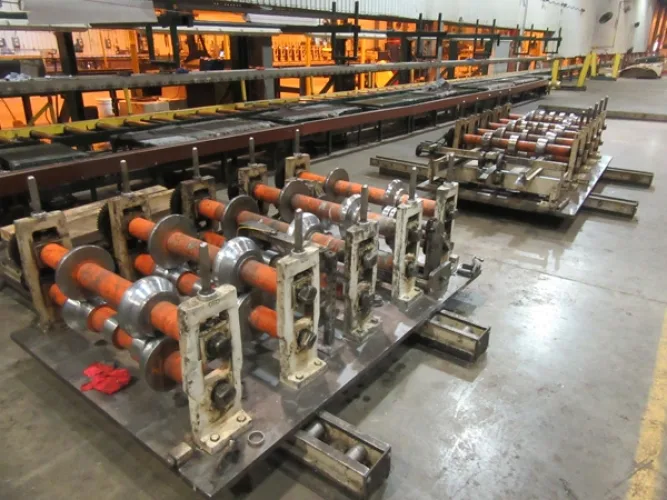 Photo #21 of ASSETS SURPLUS TO THE ONGOING OPERATIONS OF AMERICAN BUILDINGS COMPANY (A NUCOR COMPANY) - COMPLETE PURLIN LINE, BRADBURY SIDING & STANDING SEAM ROLLFORMERS, 33' X 225 TON PACIFIC CNC HYDRAULIC PRESS BRAKE - (2) 16'6" X 225 TON PACIFIC CNC HYDRAULIC