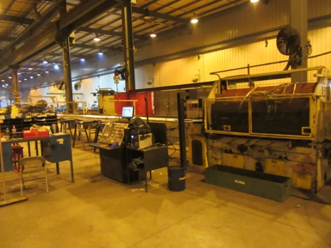 Photo #37 of ASSETS SURPLUS TO THE ONGOING OPERATIONS OF AMERICAN BUILDINGS COMPANY (A NUCOR COMPANY) - COMPLETE PURLIN LINE, BRADBURY SIDING & STANDING SEAM ROLLFORMERS, 33' X 225 TON PACIFIC CNC HYDRAULIC PRESS BRAKE - (2) 16'6" X 225 TON PACIFIC CNC HYDRAULIC